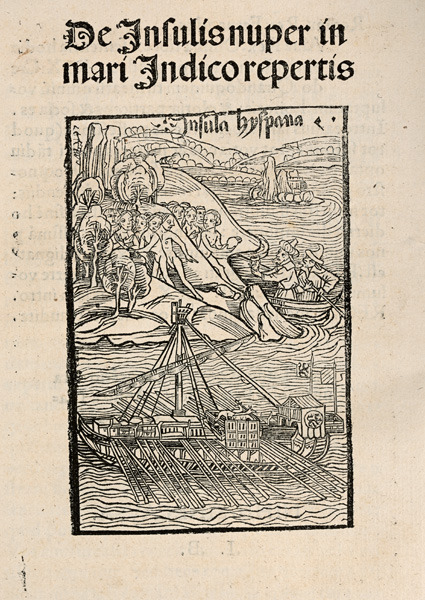 Columbus letter titlepage