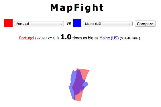 screen shot of MapFight