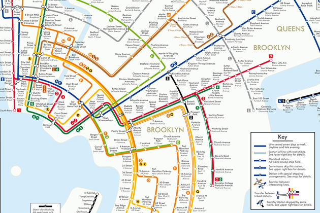 Max Roberts' NYC Subway Map